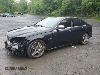 2009 Mercedes-Benz C 63 AMG with VIN WDDGF77X89F299732, listed as a Copart auction lot 57560915 with 116,839 mi miles and Salvage title. Bid and sale history available at DreamBid. Image 1.