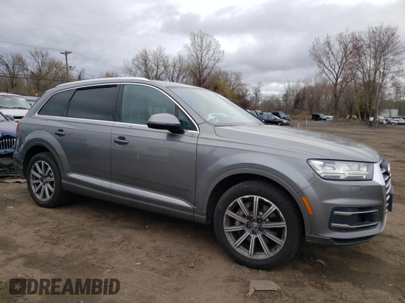 2017 Audi Q7 Premium Plus with VIN WA1LAAF72HD049851, listed as a Copart auction lot 53026175 with 100,601 mi miles and Salvage Title. Bid and sale history available at carsss.com. Image 4.