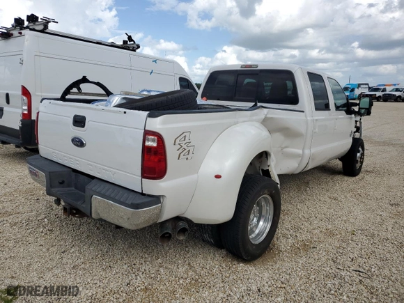 2012 Ford Super Duty F-450 DRW XL with VIN 1FT8W4DT8CEC80254, listed as a Copart auction lot 58773864 with 0 mi miles and Salvage Title. Bid and sale history available at carsss.com. Image 3.