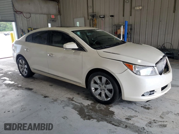2010 Buick LaCrosse CXL with VIN 1G4GC5EG4AF194180, listed as a Copart auction lot 59618645 with 104,195 mi miles and Salvage title. Bid and sale history available at DreamBid. Image 4.