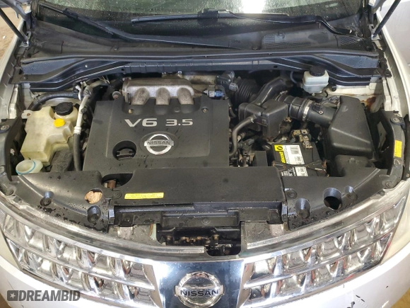 2004 Nissan Murano SE with VIN JN8AZ08W04W328819, listed as a Copart auction lot 52558075 with 171,641 mi miles and Salvage Title. Bid and sale history available at carsss.com. Image 12.