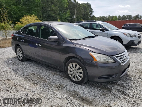 2013 Nissan Sentra S with VIN 3N1AB7AP7DL792419, listed as a Copart auction lot 55405655 with 116,635 mi miles and Clean Title. Bid and sale history available at DreamBid. Image 4.