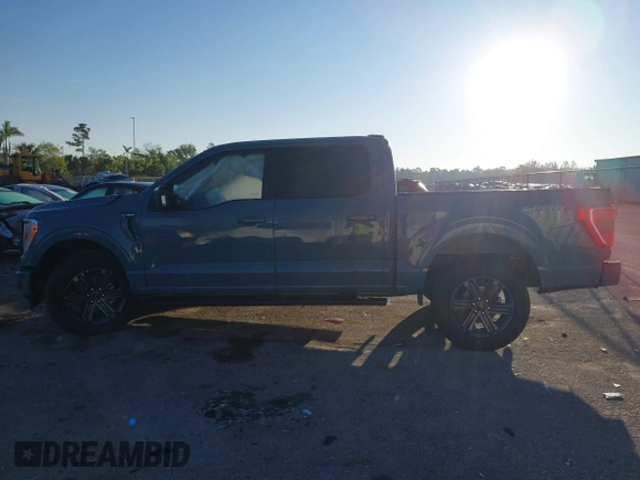 2023 Ford F-150 XL with VIN 1FTEW1CP7PKD30770, listed as a IAAI auction lot 41691526 with 3,000 mi miles. Bid and sale history available at carsss.com. Image 14.