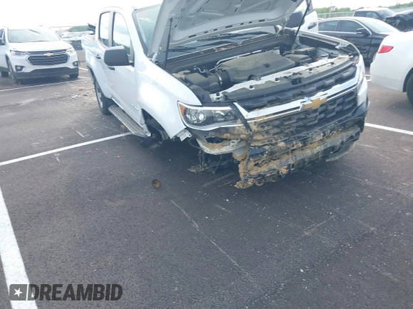 2022 Chevrolet Colorado 4WD Work Truck with VIN 1GCGTBEN6N1127343, listed as a IAAI auction lot 42106816 with 26,676 mi miles and . Bid and sale history available at DreamBid. Image 6.