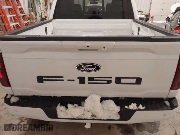 2024 Ford F-150 XLT with VIN 1FTFW3LDXRFB77996, listed as a IAAI auction lot 41611289 with 4,025 mi miles. Bid and sale history available at carsss.com. Image 16.