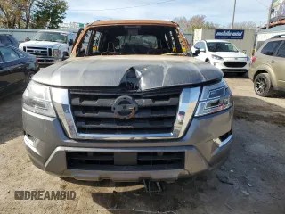 2022 Nissan Armada SV with VIN JN8AY2AC5N9162151, listed as a Copart auction lot 81834284 with Not Provided miles and Salvage Title. Bid and sale history available at carsss.com. Image 5.
