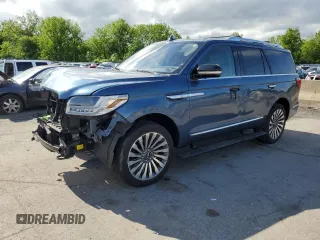 2019 Lincoln Navigator Reserve z VIN 5LMJJ2LT7KEL14794, wystawiony jako Copart lot #58186585 z przebiegiem 93 492 mil mil oraz Szkoda całkowita • Salvage title. Historia ofert i sprzedaży dostępna na DreamBid. Obrazek 1.