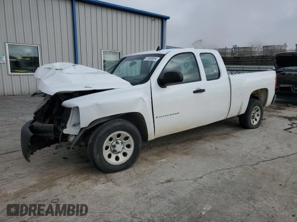 2007 Chevrolet Silverado 1500 LT w/1LT with VIN 2GCEC19C571622091, listed as a Copart auction lot 87400834 with 111,521 mi miles and Salvage Title. Bid and sale history available at carsss.com. Image 1.