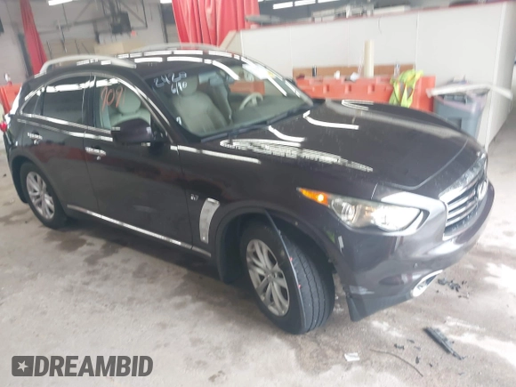 2016 Infiniti QX70 z VIN JN8CS1MW6GM752420, wystawiony jako IAAI lot #42509091 z przebiegiem 55 196 mil mil oraz . Historia ofert i sprzedaży dostępna na DreamBid. Obrazek 1.