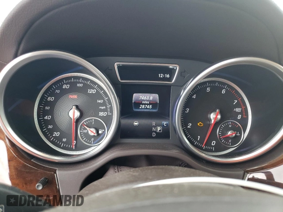 2019 Mercedes-Benz GLS with VIN 4JGDF6EE6KB230412, listed as a Copart auction lot 70156373 with 28,745 mi miles. Bid and sale history available at carsss.com. Image 9.