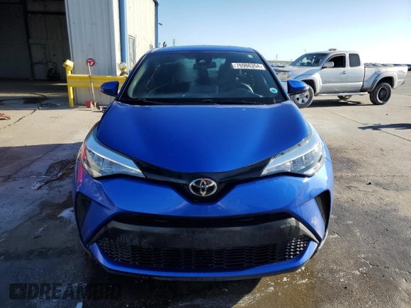 2021 Toyota C-HR LE with VIN NMTKHMBX7MR138137, listed as a Copart auction lot 76988354 with 44,574 mi miles and Salvage Title. Bid and sale history available at DreamBid. Image 5.