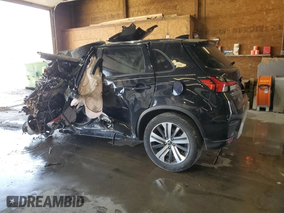 2022 Mitsubishi Outlander Sport ES with VIN JA4ARUAU6NU015308, listed as a Copart auction lot 49314945 with 0 mi miles and Salvage Title. Bid and sale history available at carsss.com. Image 2.