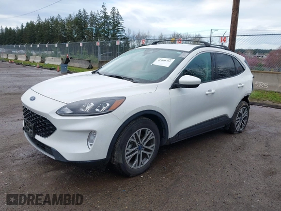 2021 Ford Escape SEL with VIN 1FMCU9H91MUB35409, listed as a IAAI auction lot 41900711 with 19,295 mi miles and . Bid and sale history available at DreamBid. Image 20.