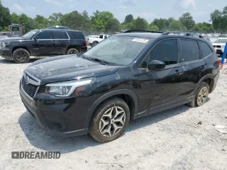 2020 Subaru Forester Premium z VIN JF2SKAJC1LH445971, wystawiony jako Copart lot #59554125 z przebiegiem 102 814 mil mil oraz Szkoda całkowita • Salvage title. Historia ofert i sprzedaży dostępna na DreamBid. Obrazek 1.