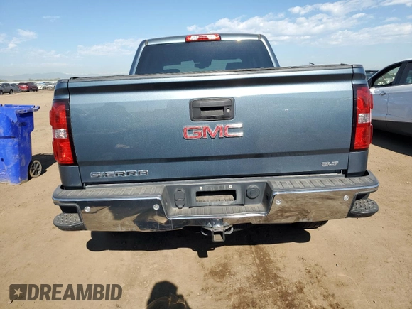 2014 GMC Sierra 1500 SLT with VIN 3GTU2VEC5EG489218, listed as a Copart auction lot 59105465 with 158,394 mi miles and Salvage title. Bid and sale history available at DreamBid. Image 6.
