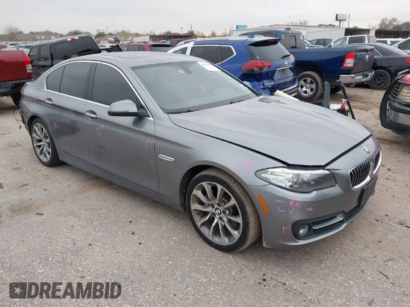 2016 BMW 5 Series 535i with VIN WBA5B1C58GG134444, listed as a IAAI auction lot 41335040 with 84,547 mi miles and . Bid and sale history available at DreamBid. Image 1.