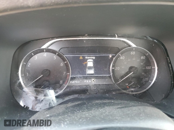 2023 Nissan Frontier SV with VIN 1N6ED1EJ7PN630402, listed as a Copart auction lot 57339595 with 35,876 mi miles and Salvage title. Bid and sale history available at DreamBid. Image 9.