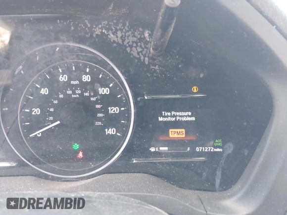 2019 Honda HR-V EX with VIN 3CZRU5H54KM702745, listed as a IAAI auction lot 41829364 with 71,272 mi miles. Bid and sale history available at carsss.com. Image 7.