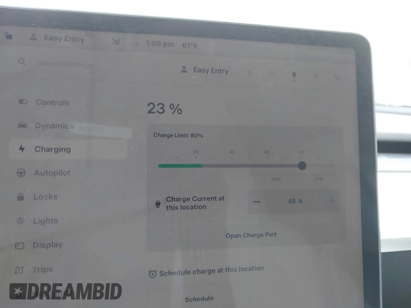 2022 Tesla Model Y Performance with VIN 7SAYGDEF1NF559572, listed as a IAAI auction lot 41516070 with 43,240 mi miles and . Bid and sale history available at DreamBid. Image 16.