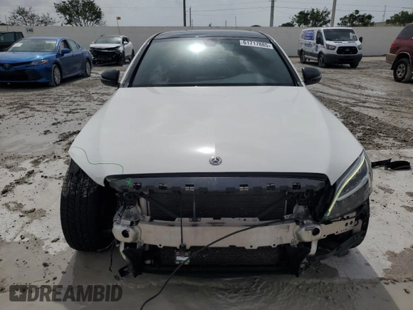 2019 Mercedes-Benz C 43 AMG with VIN 55SWF6EB9KU289078, listed as a Copart auction lot 61717885 with 64,168 mi miles and Salvage title. Bid and sale history available at DreamBid. Image 5.