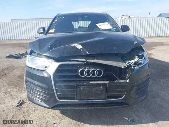 2018 Audi Q3 Premium with VIN WA1BCCFS0JR010450, listed as a IAAI auction lot 41583173 with 100,140 mi miles. Bid and sale history available at carsss.com. Image 13.