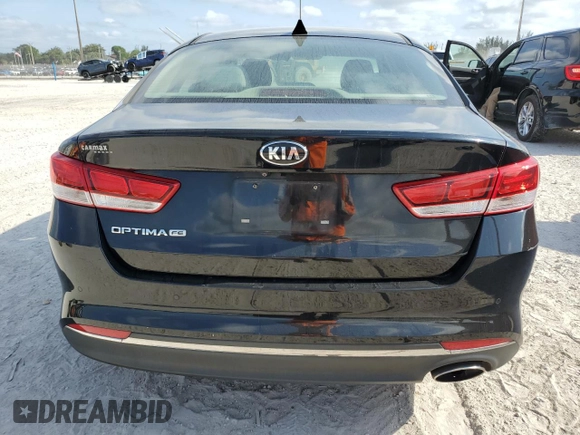 2018 Kia Optima S with VIN 5XXGT4L34JG229767, listed as a Copart auction lot 57429905 with 68,531 mi miles and Salvage title. Bid and sale history available at DreamBid. Image 6.