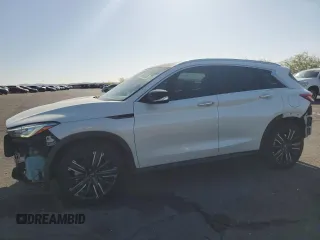 2021 Infiniti QX50 Luxe z VIN 3PCAJ5BA0MF124281, wystawiony jako Copart lot #54603095 z przebiegiem 41 824 mil mil oraz Szkoda całkowita • Salvage title. Historia ofert i sprzedaży dostępna na DreamBid. Obrazek 1.