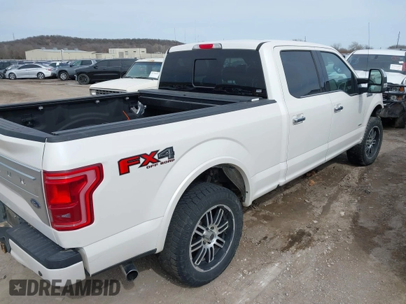 2015 Ford F-150 XLT with VIN 1FTFW1EG6FFC38090, listed as a IAAI auction lot 41745757 with 147,828 mi miles and . Bid and sale history available at carsss.com. Image 4.