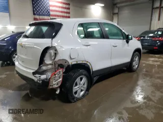 2020 Chevrolet Trax LS with VIN KL7CJNSBXLB316162, listed as a Copart auction lot 49608775 with 41,111 mi miles and Salvage Title. Bid and sale history available at carsss.com. Image 3.