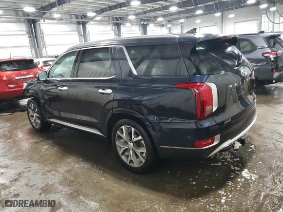 2022 Hyundai Palisade SEL with VIN KM8R4DHE9NU439728, listed as a Copart auction lot 45200455 with 39,083 mi miles and Salvage Title. Bid and sale history available at carsss.com. Image 2.