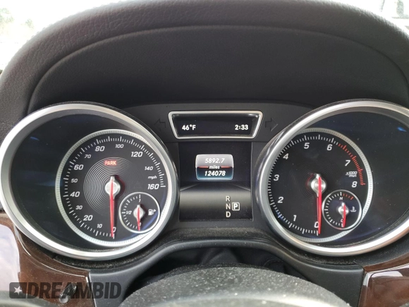 2017 Mercedes-Benz GLS 450 with VIN 4JGDF6EE1HA838062, listed as a Copart auction lot 82650363 with 124,078 mi miles and . Bid and sale history available at DreamBid. Image 9.