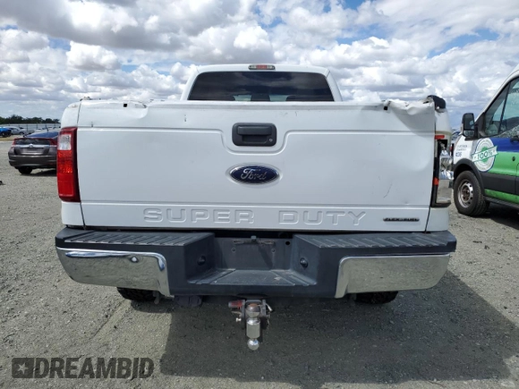 2016 Ford F-250 Lariat with VIN 1FT7W2B69GED14222, listed as a Copart auction lot 56658305 with Not provided miles and Salvage title. Bid and sale history available at DreamBid. Image 6.