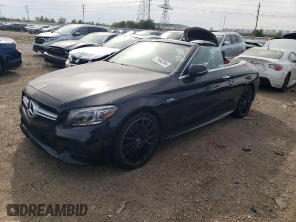 2020 Mercedes-Benz C 43 AMG with VIN WDDWK6EBXLF971158, listed as a Copart auction lot 71454264 with Not provided miles and Salvage title. Bid and sale history available at DreamBid. Image 1.