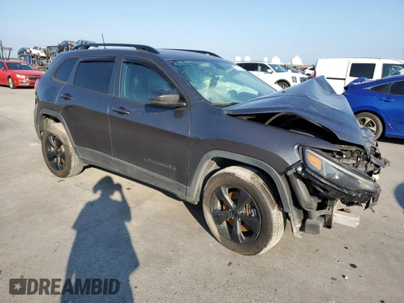 2019 Jeep Cherokee Altitude with VIN 1C4PJMLX7KD302103, listed as a Copart auction lot 72351434 with Not Provided miles and Salvage Title. Bid and sale history available at DreamBid. Image 4.