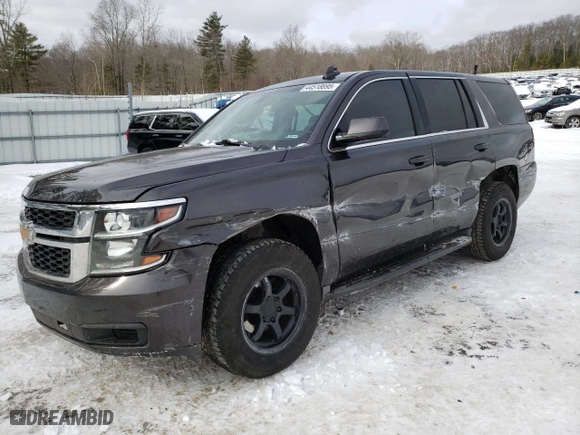 2016 Chevrolet Tahoe Commercial with VIN 1GNSKDKC7GR374491, listed as a Copart auction lot 44518695 with 143,583 mi miles and Salvage Title. Bid and sale history available at carsss.com. Image 1.