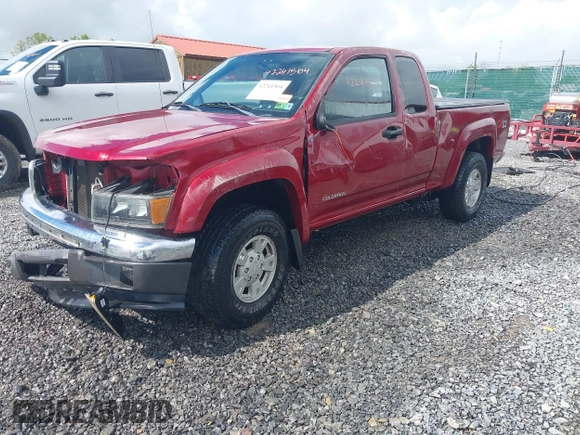 2005 Chevrolet Colorado LS Z71 with VIN 1GCDT196258122275, listed as a IAAI auction lot 42241504 with 125,998 mi miles and . Bid and sale history available at DreamBid. Image 2.