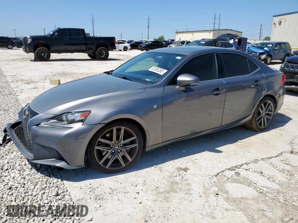 2015 Lexus IS 350 with VIN JTHBE1D27F5017920, listed as a Copart auction lot 52095265 with 114,011 mi miles and Salvage title. Bid and sale history available at DreamBid. Image 1.