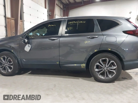 2020 Honda CR-V EX with VIN 2HKRW2H5XLH680868, listed as a IAAI auction lot 41914717 with 58,948 mi miles and . Bid and sale history available at DreamBid. Image 6.