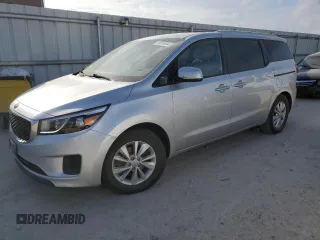 2016 Kia Sedona LX with VIN KNDMB5C16G6136637, listed as a Copart auction lot 84616904 with 154,621 mi miles and Clean Title. Bid and sale history available at carsss.com. Image 1.
