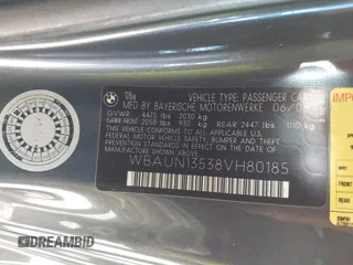 2008 BMW 1 Series 128i with VIN WBAUN13538VH80185, listed as a IAAI auction lot 41381953 with Not Provided miles and . Bid and sale history available at DreamBid. Image 9.