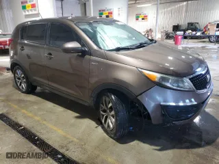 2014 Kia Sportage LX with VIN KNDPBCAC3E7629432, listed as a Copart auction lot 42321785 with 0 mi miles and Salvage Title. Bid and sale history available at carsss.com. Image 4.