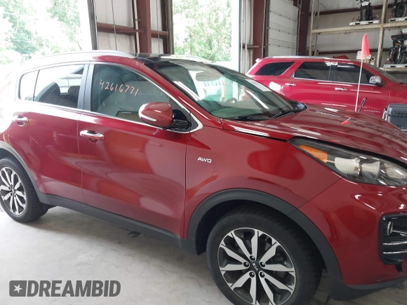 2017 Kia Sportage EX with VIN KNDPNCAC6H7270282, listed as a IAAI auction lot 42616771 with 126,311 mi miles and . Bid and sale history available at DreamBid. Image 13.