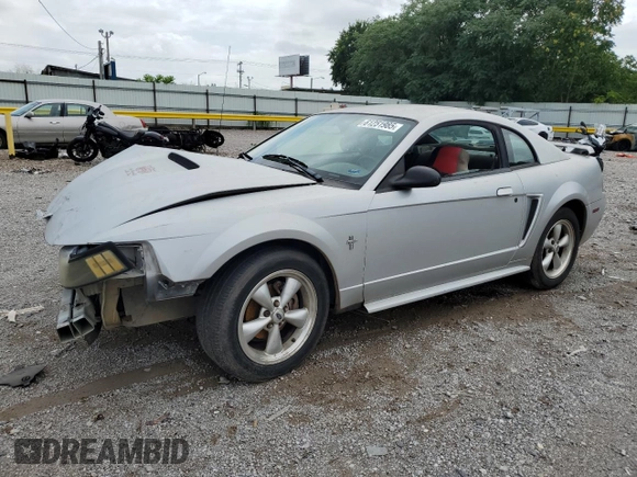 2002 Ford Mustang Standard with VIN 1FAFP40412F190297, listed as a Copart auction lot 61251985 with Not provided miles and Salvage title. Bid and sale history available at DreamBid. Image 1.