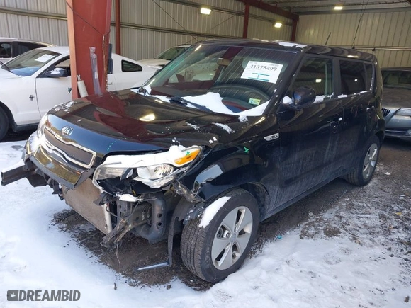 2016 Kia Soul with VIN KNDJN2A21G7283673, listed as a IAAI auction lot 41375497 with NaN miles. Bid and sale history available at carsss.com. Image 2.