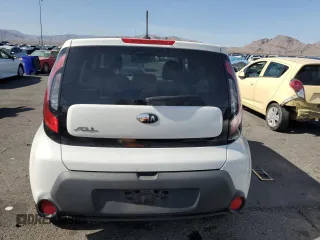 2014 Kia Soul + with VIN KNDJP3A59E7015882, listed as a Copart auction lot 52541815 with 130,768 mi miles and Salvage Title. Bid and sale history available at carsss.com. Image 6.