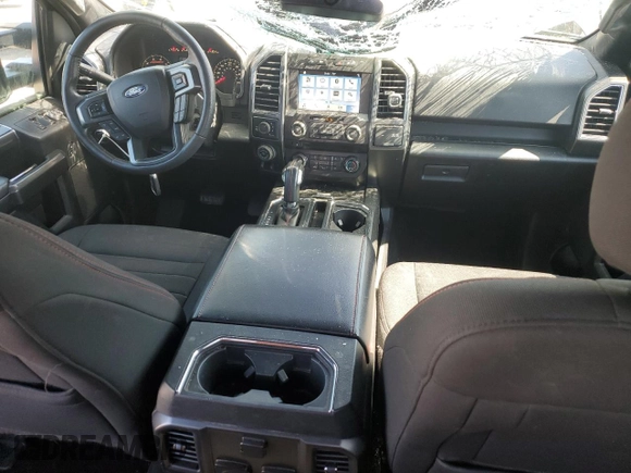 2018 Ford F-150 XL with VIN 1FTFW1E58JFB99171, listed as a Copart auction lot 58036525 with 125,390 mi miles and Salvage title. Bid and sale history available at DreamBid. Image 8.