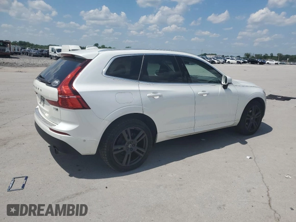 2018 Volvo XC60 Momentum with VIN YV4102RK3J1028422, listed as a Copart auction lot 54896185 with Not Provided miles and Salvage Title. Bid and sale history available at DreamBid. Image 3.