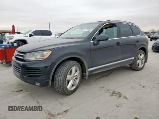 2012 Volkswagen Touareg Lux z VIN WVGEK9BP1CD005845, wystawiony jako Copart lot #41409395 z przebiegiem 210 675 mil mil oraz Szkoda całkowita • Salvage title. Historia ofert i sprzedaży dostępna na DreamBid. Obrazek 1.
