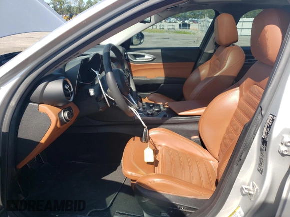 2018 Alfa Romeo Giulia Ti Sport with VIN ZARFAECN7J7571981, listed as a Copart auction lot 68208114 with 142,729 mi miles and Salvage Title. Bid and sale history available at carsss.com. Image 7.
