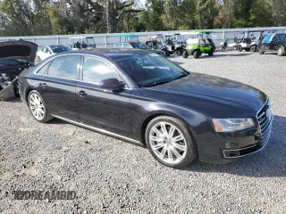 2015 Audi A8 L 4.0T with VIN WAU32AFD3FN002339, listed as a Copart auction lot 87305014 with 165,249 mi miles and Clean Title. Bid and sale history available at carsss.com. Image 4.